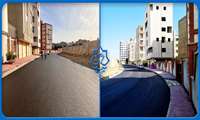 اتمام پروژه اجرای خیابان در محله آزادشهر (پشت هلال احمر)