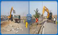 شروع عملیات پروژه دوربرگردان دوطرفه آزادراه شهید رجایی، جنب میدان امام علی (پنجه علی)